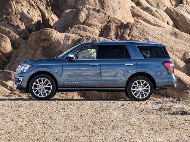 2018 Ford Expedition Limited 4x2 in Stone Gray Metallic — front three-quarter view