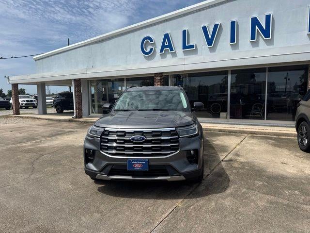 2025 Ford Explorer Active RWD in Carbonized Gray Metallic — front three-quarter view