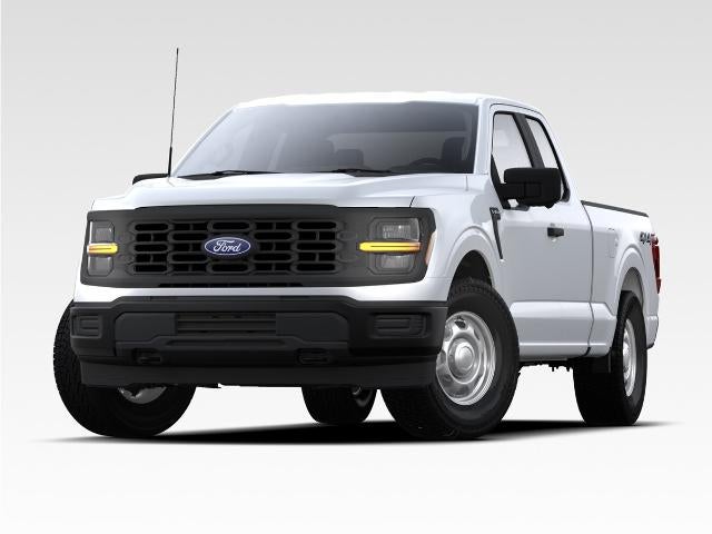 2026 Ford F-150 STX 4WD SuperCrew 5.5' Box in Ruby Red Metallic Tinted Clearcoat — front three-quarter view