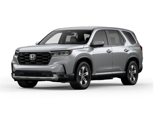 2023 Honda Pilot EX-L 7 Passenger 2WD in Crystal Black Pearl — front three-quarter view