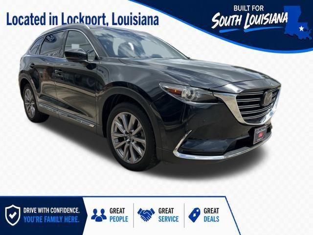 2023 Mazda Mazda CX-9 Grand Touring AWD in Jet Black Mica — front three-quarter view